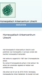 Mobile Screenshot of homeopathie-utrecht.nl