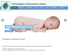 Tablet Screenshot of homeopathie-utrecht.nl